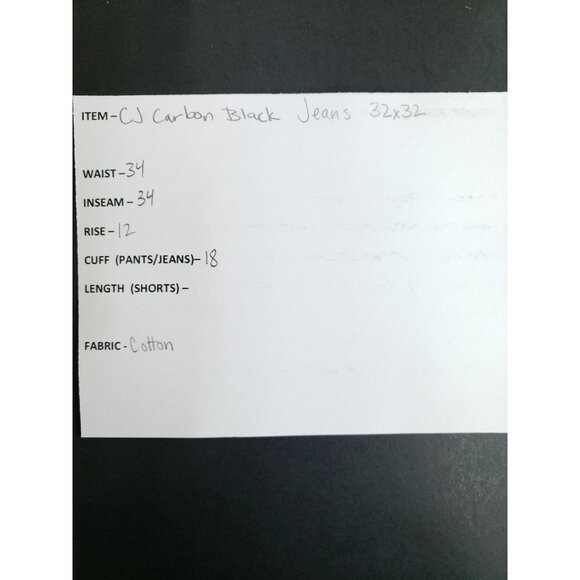 CJ Black Jeans Men's Size 32/32 Dark Wash - Picture 9 of 9